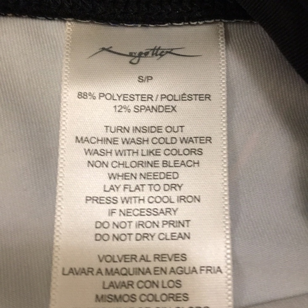 X By Gottex Multiple Color Block Leggings Size Xs - image 4